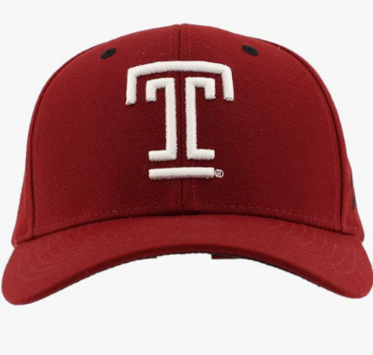 Picture of University Embroidered Baseball Cap - RED