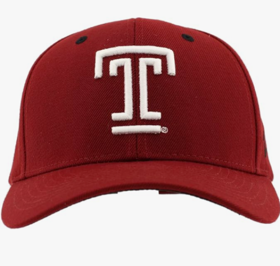 Picture of University Embroidered Baseball Cap - RED